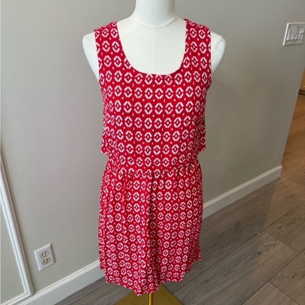 The Faded Glory Red and White Dress